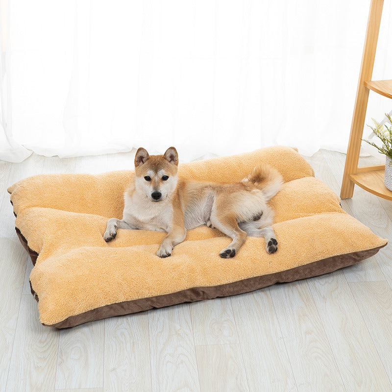 Dog Cushion Removable And Washable Seat Cushion Sleeping Pad Bite Resistant Pet Nest