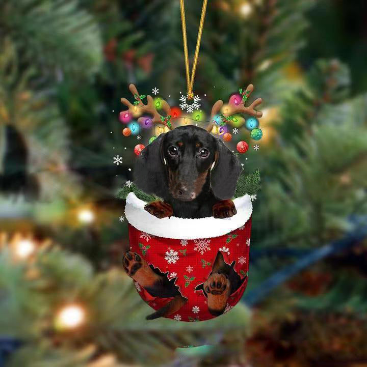 Creative Cute Puppy Christmas Tree Pendant Decoration
