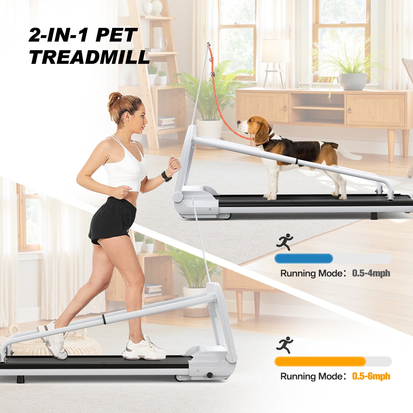 2025 New Quiet Smart Pet Treadmill, Adjustable Speed, Perfect For Small Medium Dogs