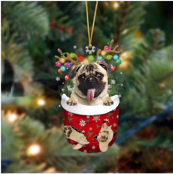 Creative Cute Puppy Christmas Tree Pendant Decoration