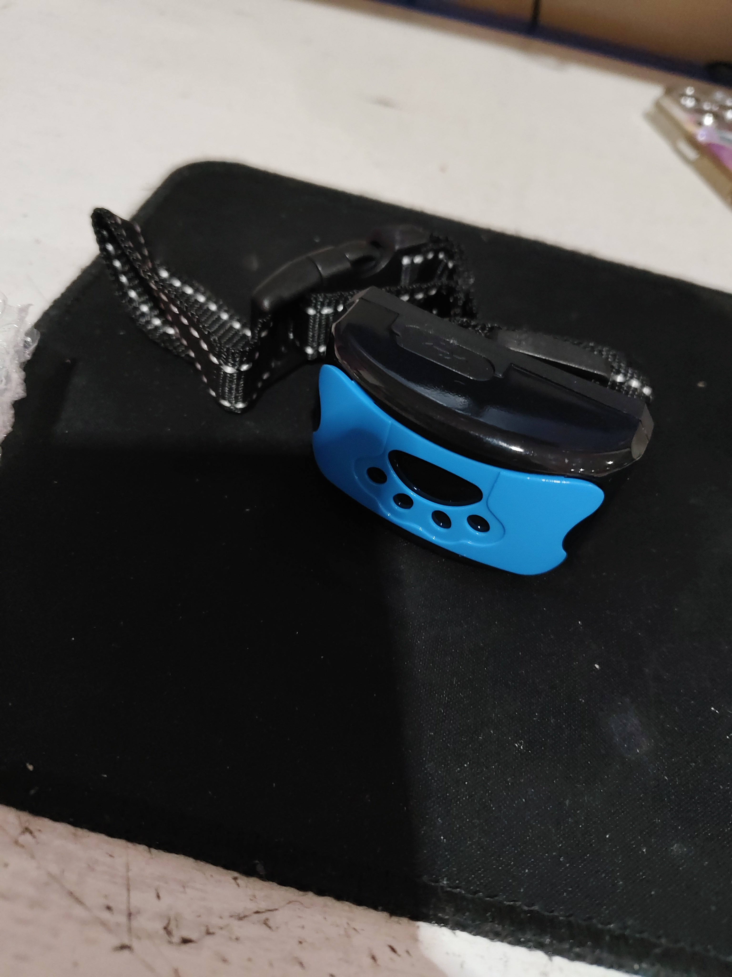 Rechargeable waterproof dog collar