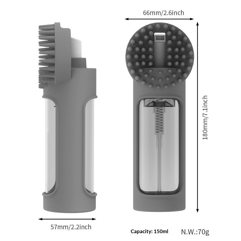 Silicone 2-in-1 Multi-Functional Pet Bath Brush